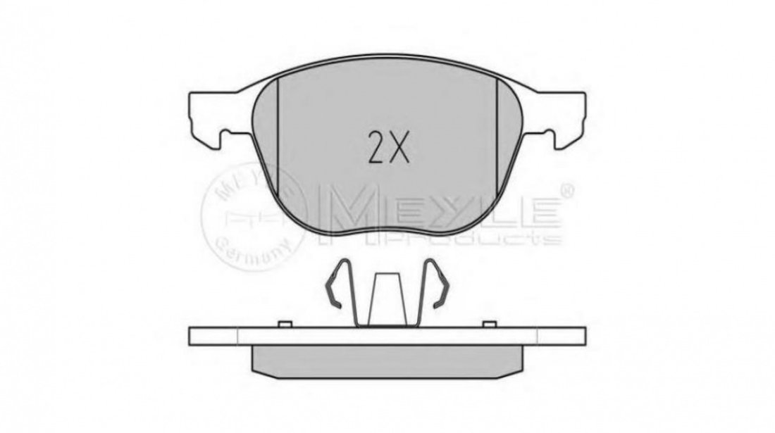 Placute de frana Ford ECOSPORT 2011- #2 0252372318