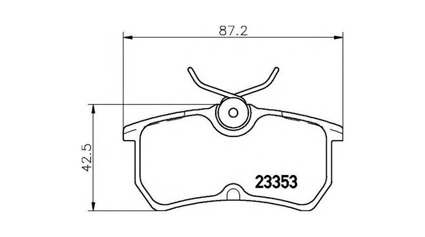 Placute de frana Ford FIESTA 2010- #2 069300