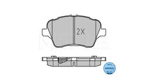 Placute de frana Ford FIESTA VI Van 2009-2016 #2 1...