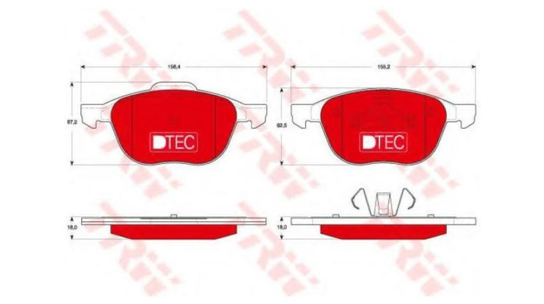 Placute de frana Ford FOCUS C-MAX 2003-2007 #2 0252372318PD