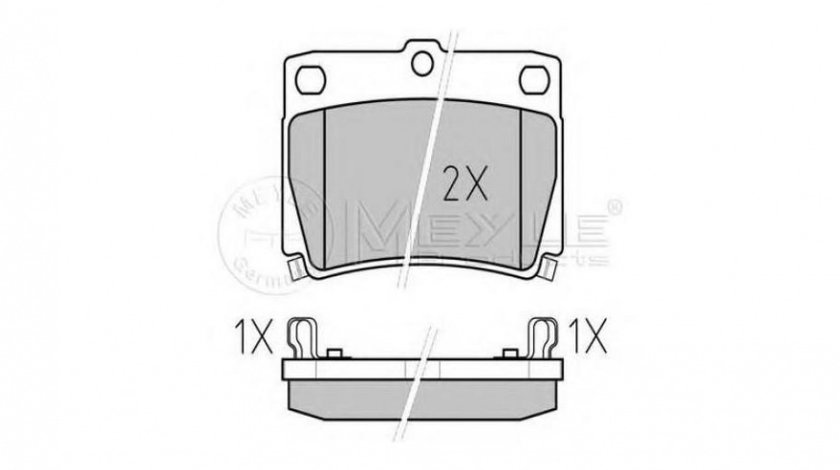 Placute de frana Ford MONDEO combi (BNP) 1993-1996 #2 0252359315W