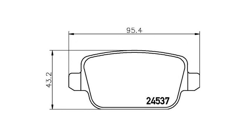 Placute de frana Ford MONDEO IV Turnier (BA7) 2007-2016 #2 0986424214