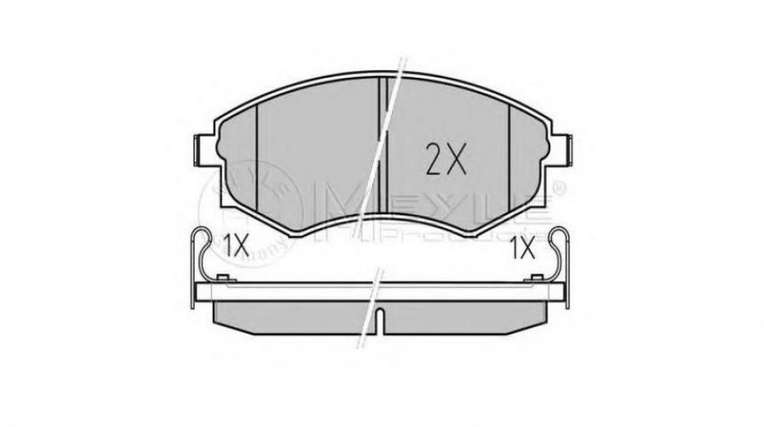 Placute de frana Hyundai COUPE (RD) 1996-2002 #2 0252172517