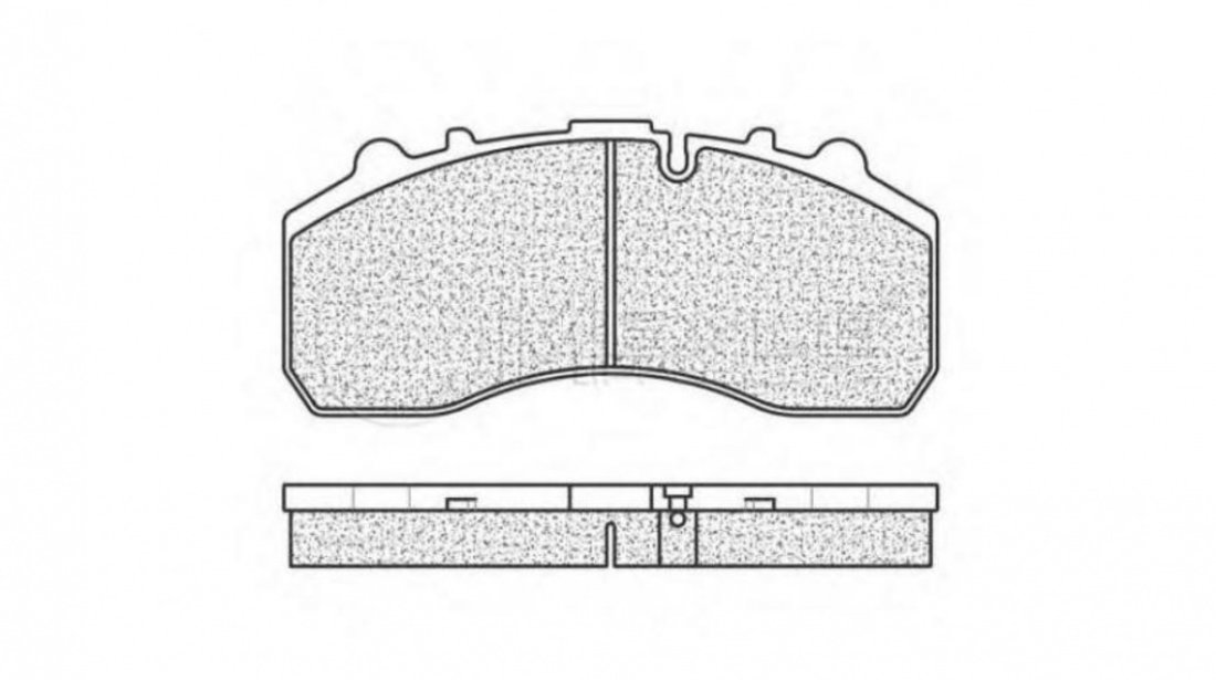 Placute de frana Iveco EuroCargo 1991-2011 #2 0004210510