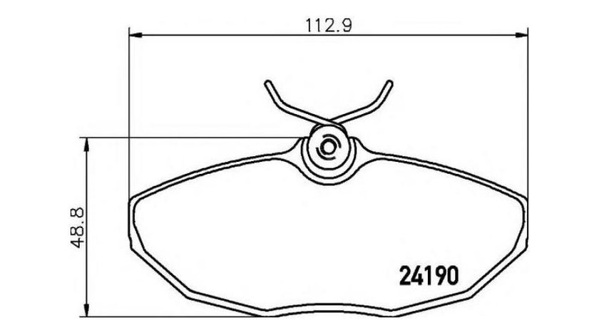 Placute de frana Jaguar S-TYPE (CCX) 1999-2009 #2 100862