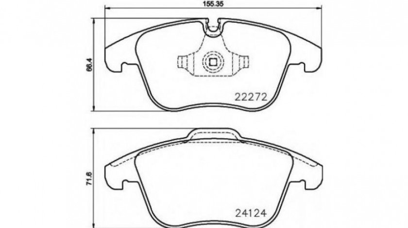 Placute de frana Jaguar XE (2015-2016)[X760] #2 2227201