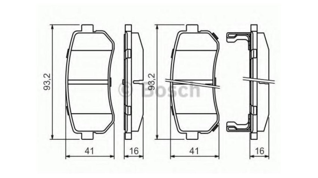 Placute de frana Kia CEE D hatchback (ED) 2006-2012 #3 05P1344