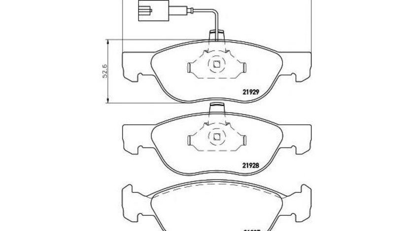 Placute de frana Lancia DEDRA (835) 1989-1999 #2 058711