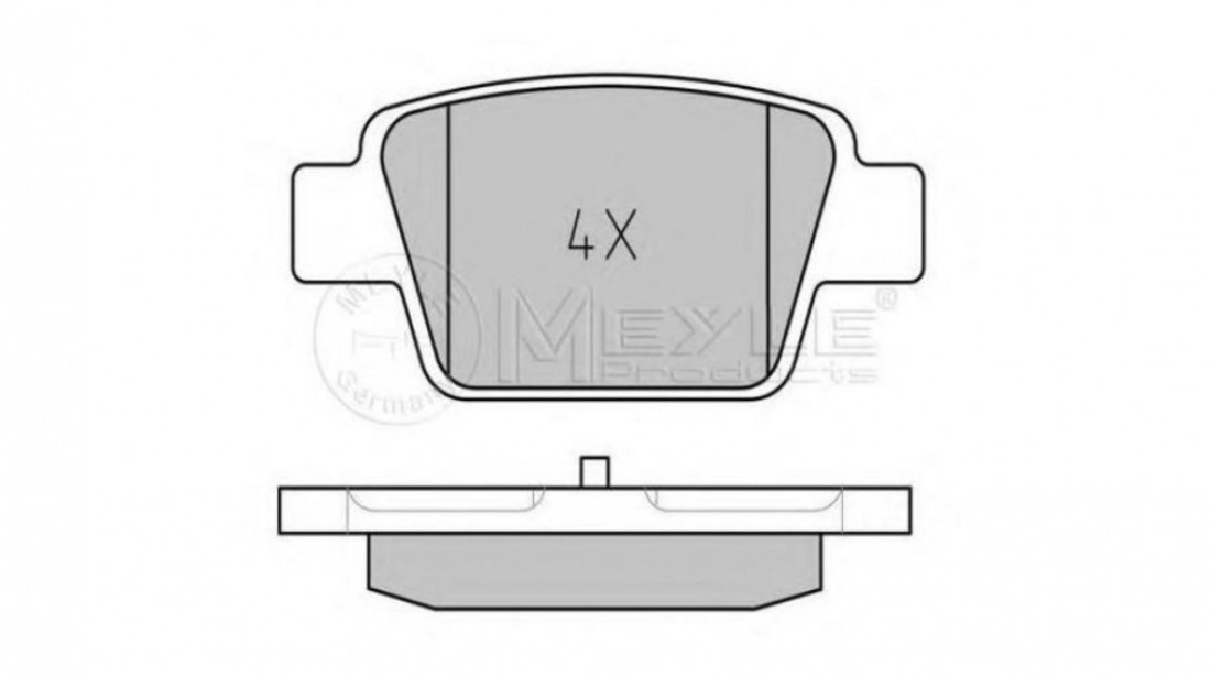 Placute de frana Lancia DELTA III (844) 2008-2016 #2 0252371415