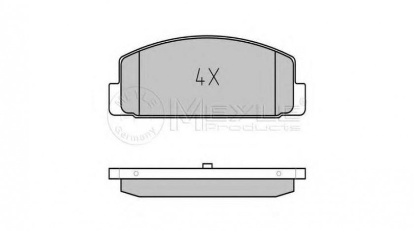 Placute de frana Mazda 626 Mk V combi (GW) 1998-2002 #2 0252404514