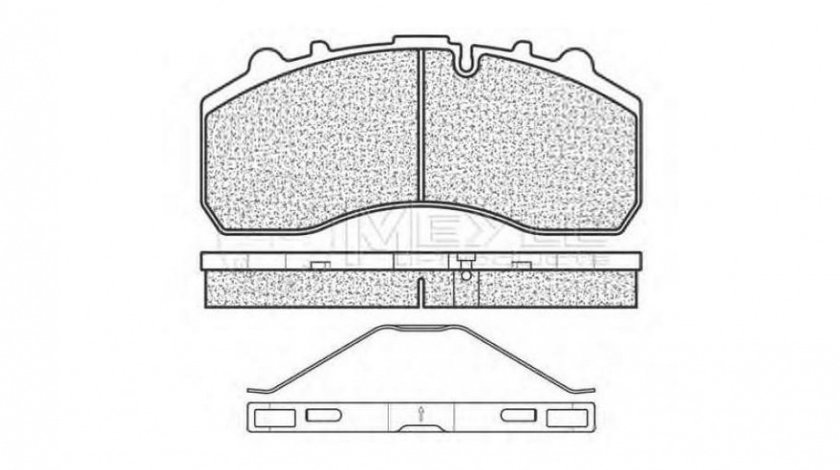 Placute de frana Mercedes ATEGO 1998-2004 #2 0004210510