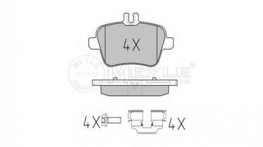 Placute de frana Mercedes CLA cupe (C117) 2013-2016 #2 0064202320