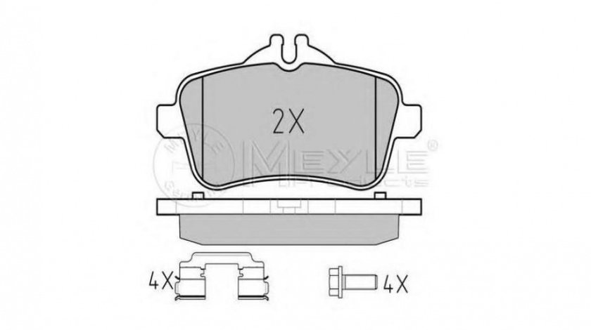 Placute de frana Mercedes GL-CLASS (X166) 2012-2016 #2 0064203320