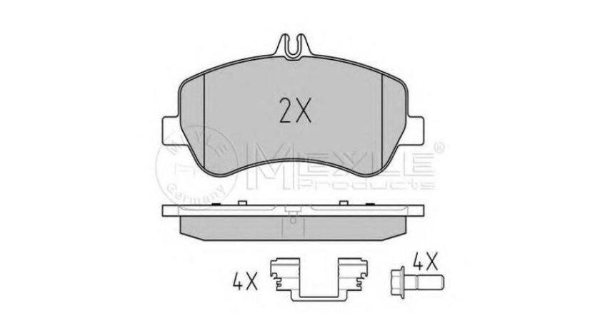 Placute de frana Mercedes GLK-CLASS (X204) 2008-2016 #2 0054204820