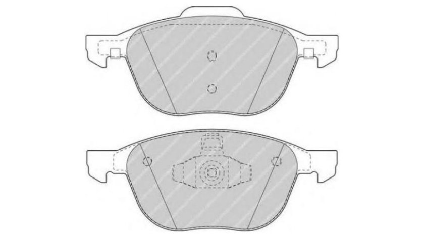 Placute de frana Mercedes SL (R230) 2001-2012 #3 0064200120