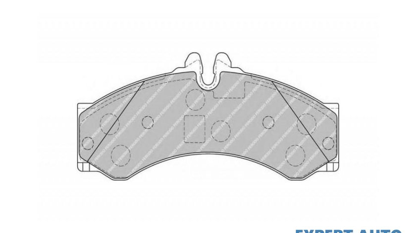 Placute de frana Mercedes SPRINTER 3-t platou / sasiu (903) 1995-2006 #3 0044201520