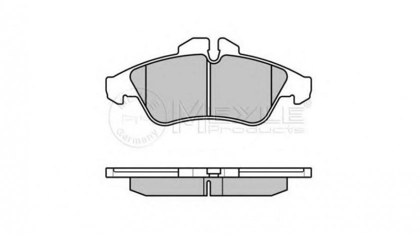 Placute de frana Mercedes SPRINTER 3-t platou / sasiu (903) 1995-2006 #2 0024209920