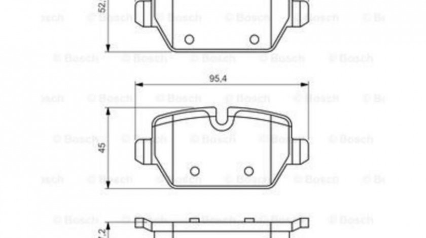 Placute de frana MINI MINI COUNTRYMAN (R60) 2010-2016 #3 0986494461