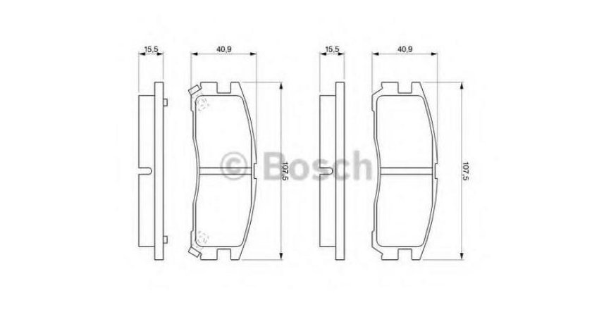 Placute de frana Mitsubishi 3000 GT cupe (Z16A) 1990-1999 #2 05P043