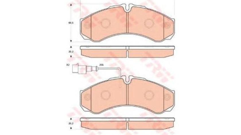 Placute de frana Nissan CABSTAR 2006-2011 #3 05P1515