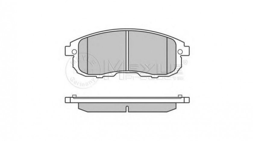 Placute de frana Nissan TIIDA limuzina (SC11X) 2006-2016 #2 0252428016W