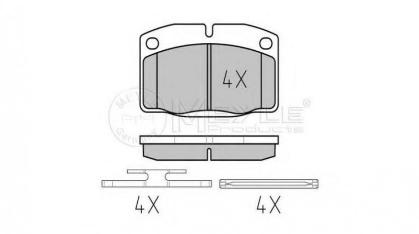 Placute de frana Opel ASCONA C (81_, 86_, 87_, 88_) 1981-1988 #2 0252093915