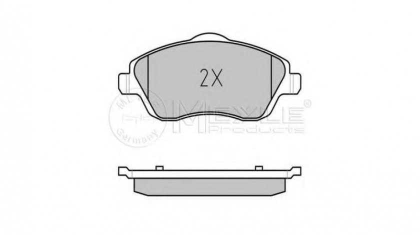 Placute de frana Opel CORSA C caroserie (F08, W5L) 2000-2016 #2 0252322517