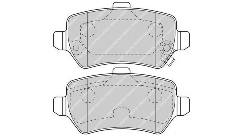 Placute de frana Opel CORSA C caroserie (F08, W5L) 2000-2016 #3 095702