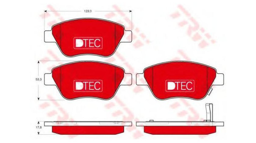 Placute de frana Opel CORSA D 2006-2016 #2 0252370517W