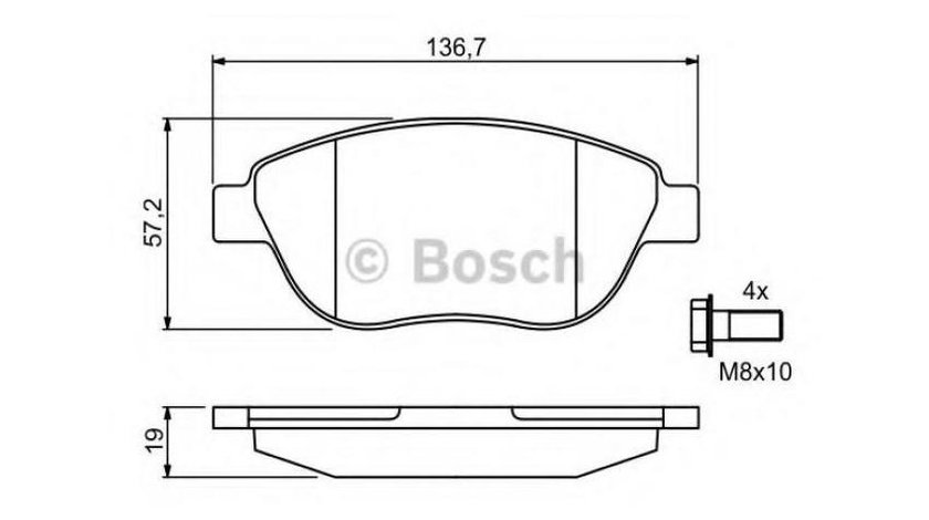 Placute de frana Peugeot 207 (WA_, WC_) 2006-2016 #3 084100