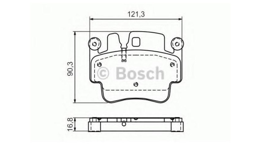 Placute de frana Porsche 911 (996) 1997-2005 #2 098200