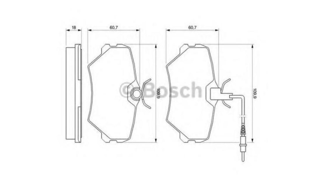 Placute de frana Renault LAGUNA I (B56_, 556_) 1993-2001 #2 0986424217