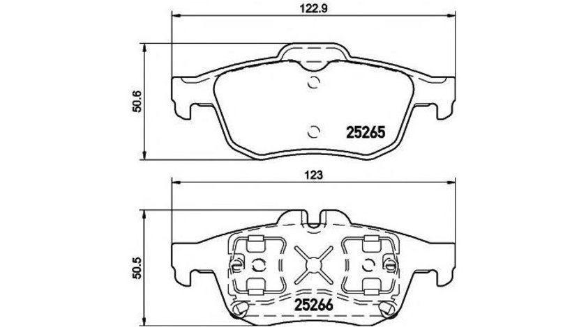 Placute de frana Renault LATITUDE (L70_) 2010-2016 #2 084260