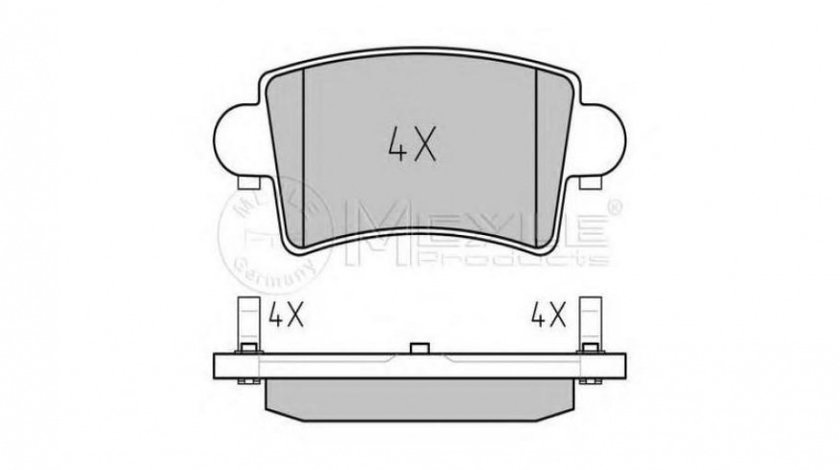 Placute de frana Renault MASTER II platou / sasiu (ED/HD/UD) 1998-2016 #2 0252366916PD