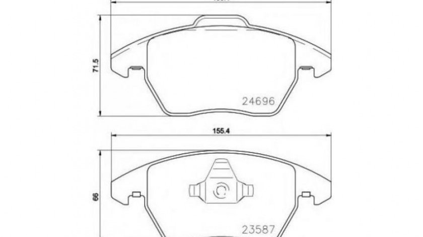 Placute de frana Seat IBIZA V ST 2010- #2 2469601