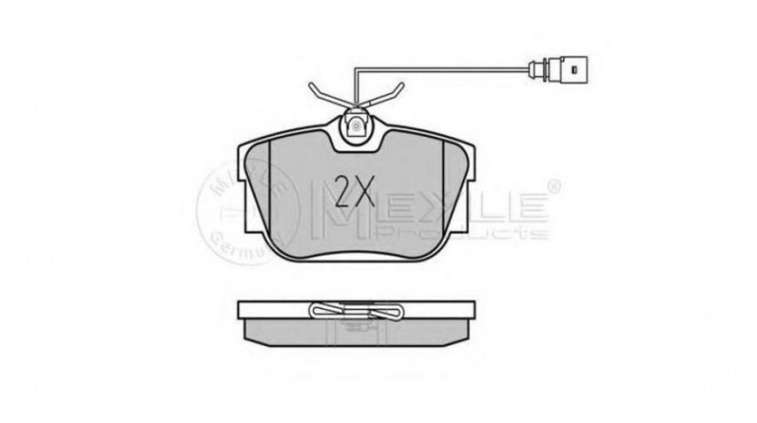 Placute de frana Seat SEAT ALHAMBRA (7V8, 7V9) 1996-2010 #2 0252344616