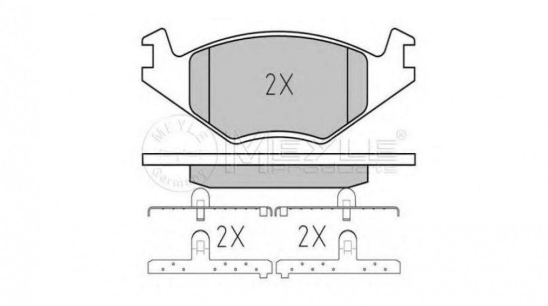 Placute de frana Seat SEAT CORDOBA Vario (6K5) 1996-1999 #2 0252088719