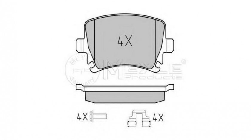 Placute de frana Seat SEAT EXEO ST (3R5) 2009-2016 #2 0252391417PD