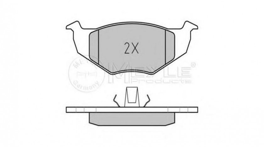 Placute de frana Skoda FABIA Praktik 2001-2007 #2 0252186617