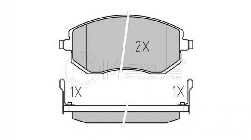 Placute de frana Subaru LEGACY Mk III combi (BE, BH) 1998-2003 #2 0252386517PD