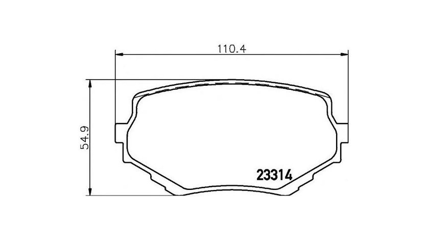 Placute de frana Suzuki GRAND VITARA I Cabriolet (GT) 1998-2005 #3 059402