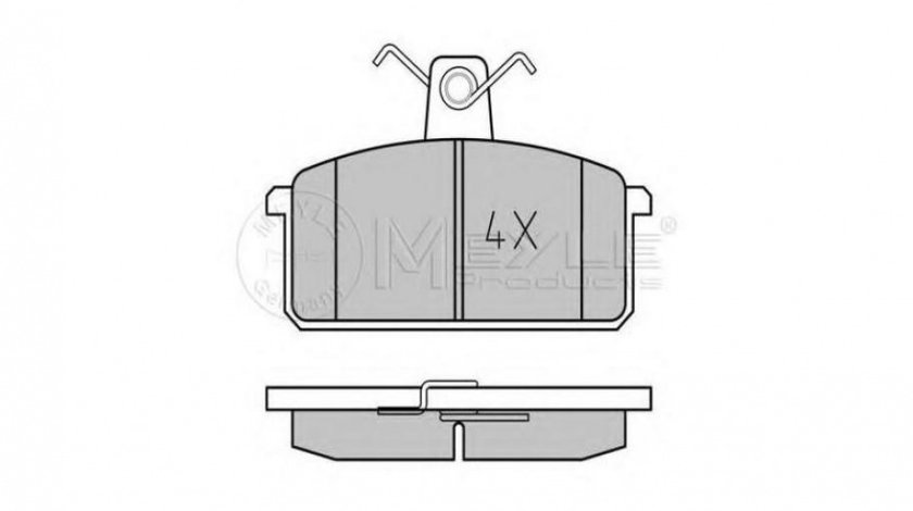 Placute de frana Suzuki SAMURAI (SJ) 1988-2004 #2 00000A00906