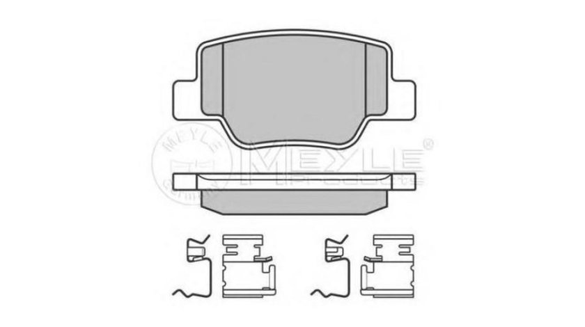 Placute de frana Toyota VERSO (_AUR2_, _ZGR2_) 2009-2016 #2 0252492616