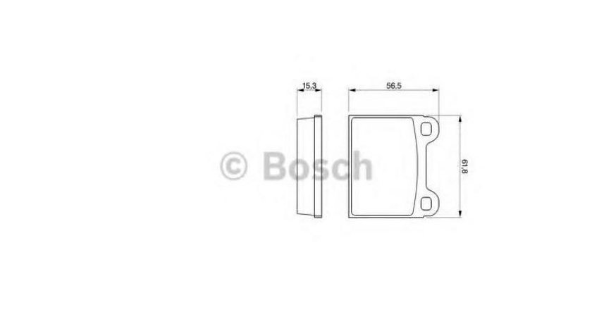 Placute de frana Volkswagen VW GOLF Cabriolet (155) 1979-1993 #2 0110