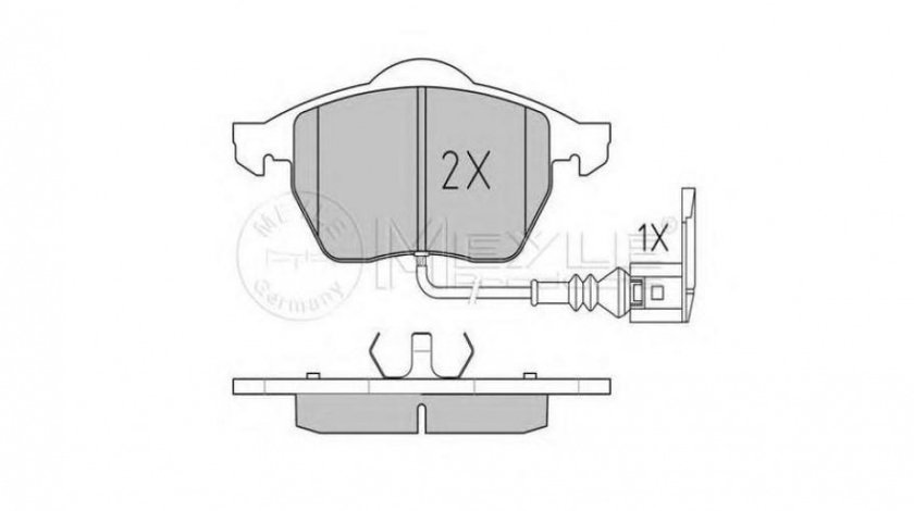 Placute de frana Volkswagen VW GOLF Mk IV Estate (1J5) 1999-2006 #2 0252339219W