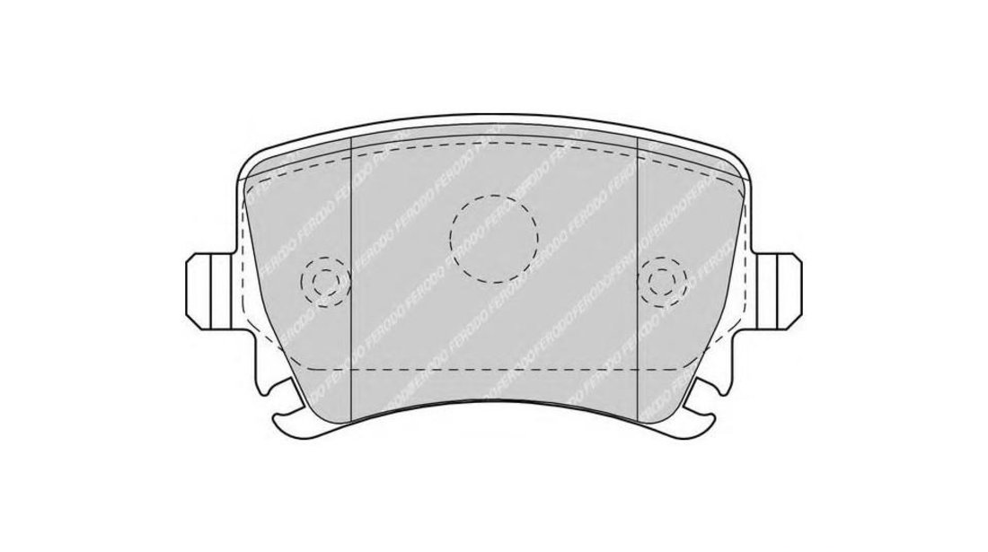 Placute de frana Volkswagen VW PASSAT ALLTRACK (365) 2012-2014 #3 0986424796