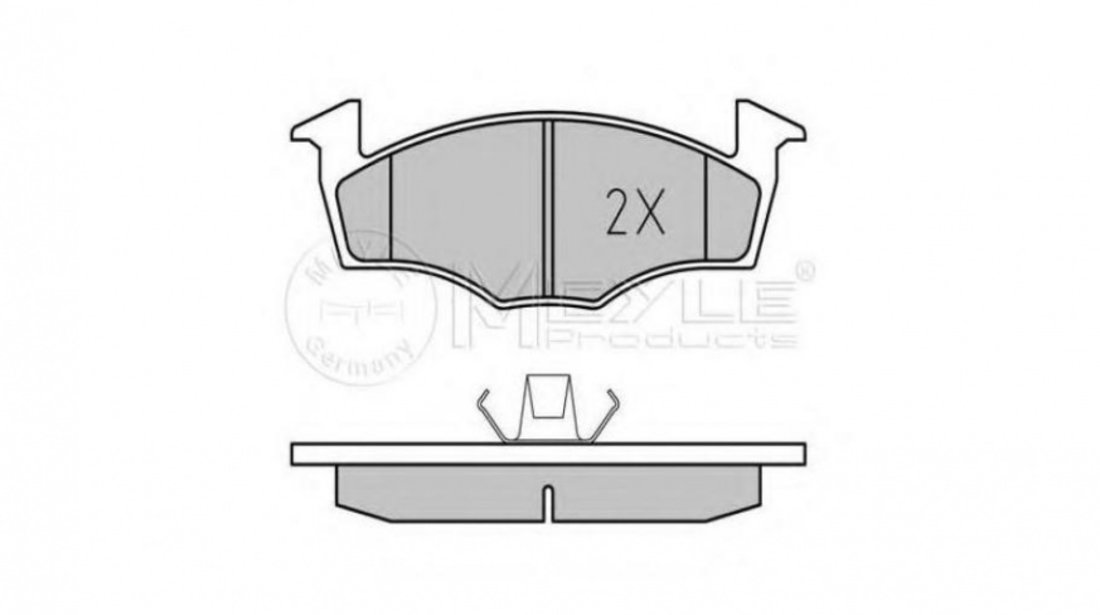 Placute de frana Volkswagen VW POLO limuzina (6KV2) 1995-2006 #2 0252186615PD