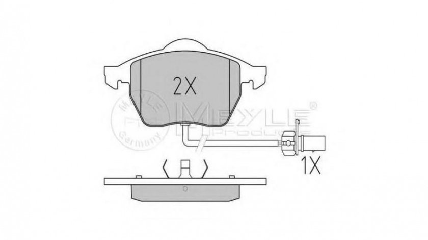 Placute de frana Volkswagen VW SHARAN (7M8, 7M9, 7M6) 1995-2010 #2 011142120612