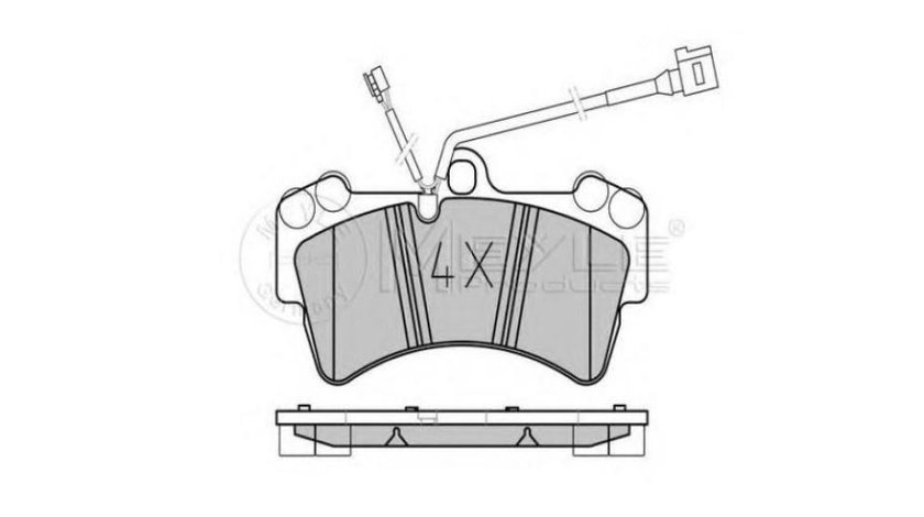 Placute de frana Volkswagen VW TOUAREG (7LA, 7L6, 7L7) 2002-2010 #2 0252369317