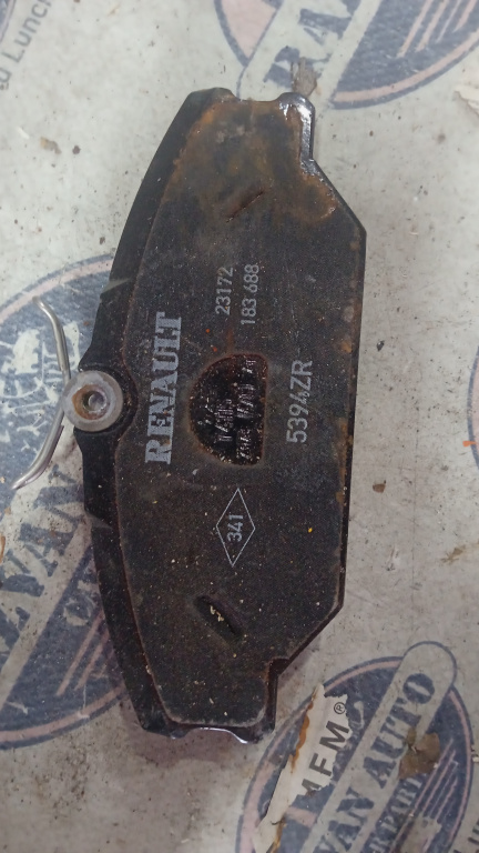 Placute fata Renault Clio, 23172 / 183688 / 5394ZR